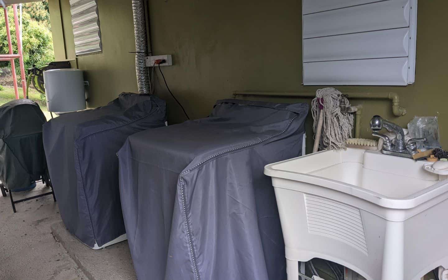 Water, Dryer, BBQ Grill